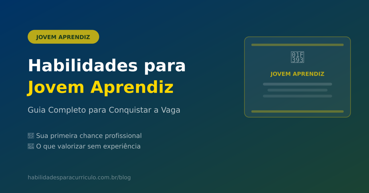 Habilidades para Jovem Aprendiz